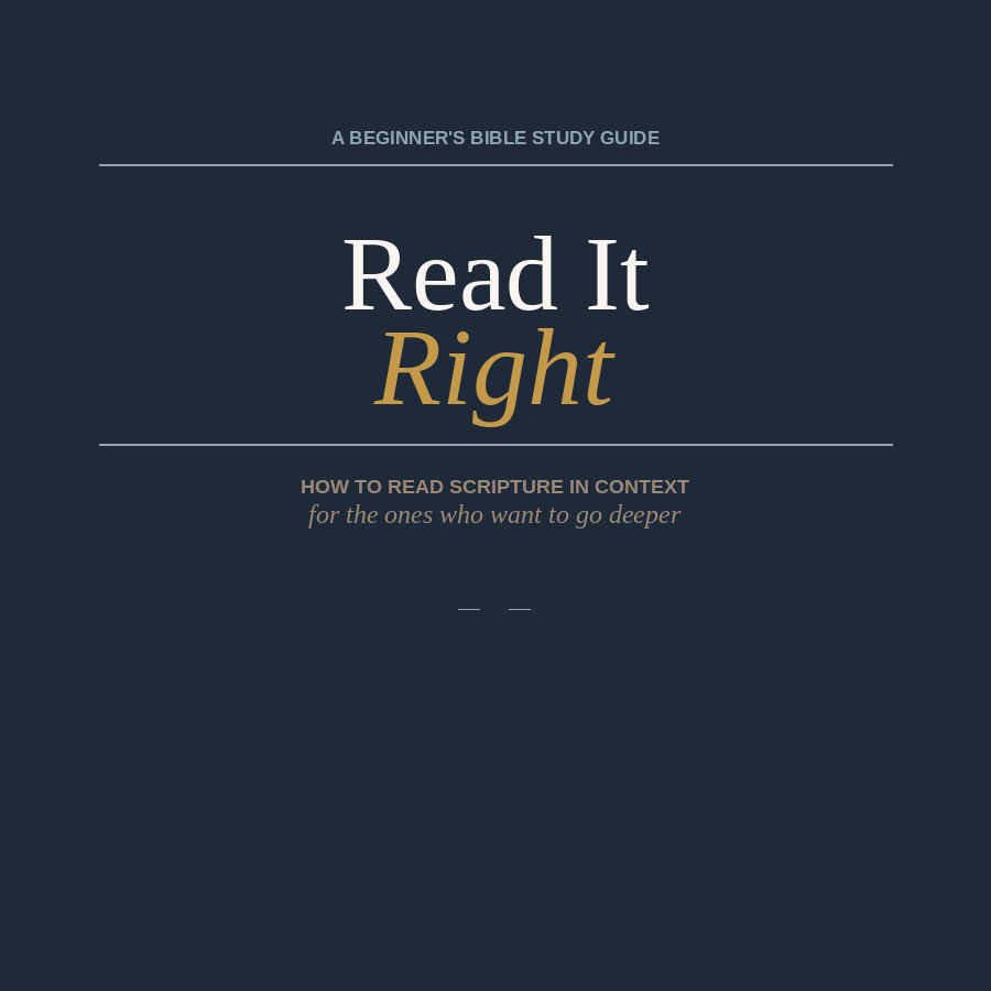 Read It Right